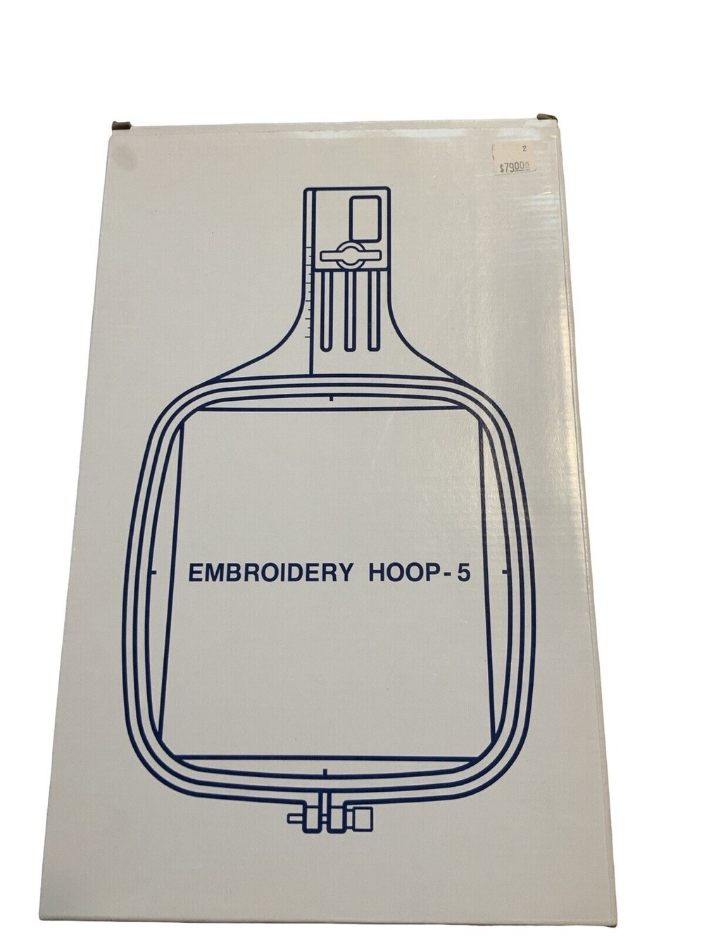 Janome Embroidery Hoop - 5 w/instructions, grid, & box Part #832422005 complete